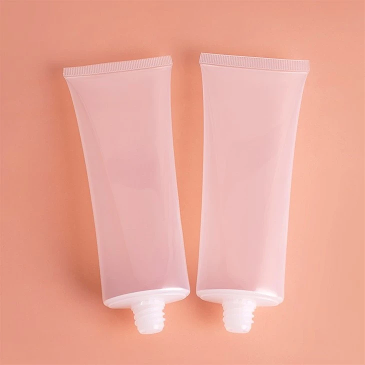 120ml Plastic Squeeze Cosmetic Massage Neck Cream Face Cream Massage Cream Tube With Silicone Roller Applicator