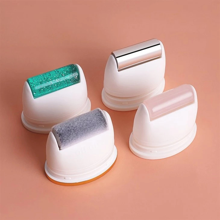 120ml Plastic Squeeze Cosmetic Massage Neck Cream Face Cream Massage Cream Tube With Silicone Roller Applicator