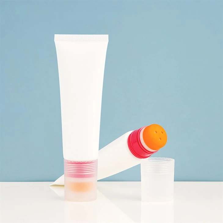 50ml Skincare Container Foundation Tube With Silicone Applicator